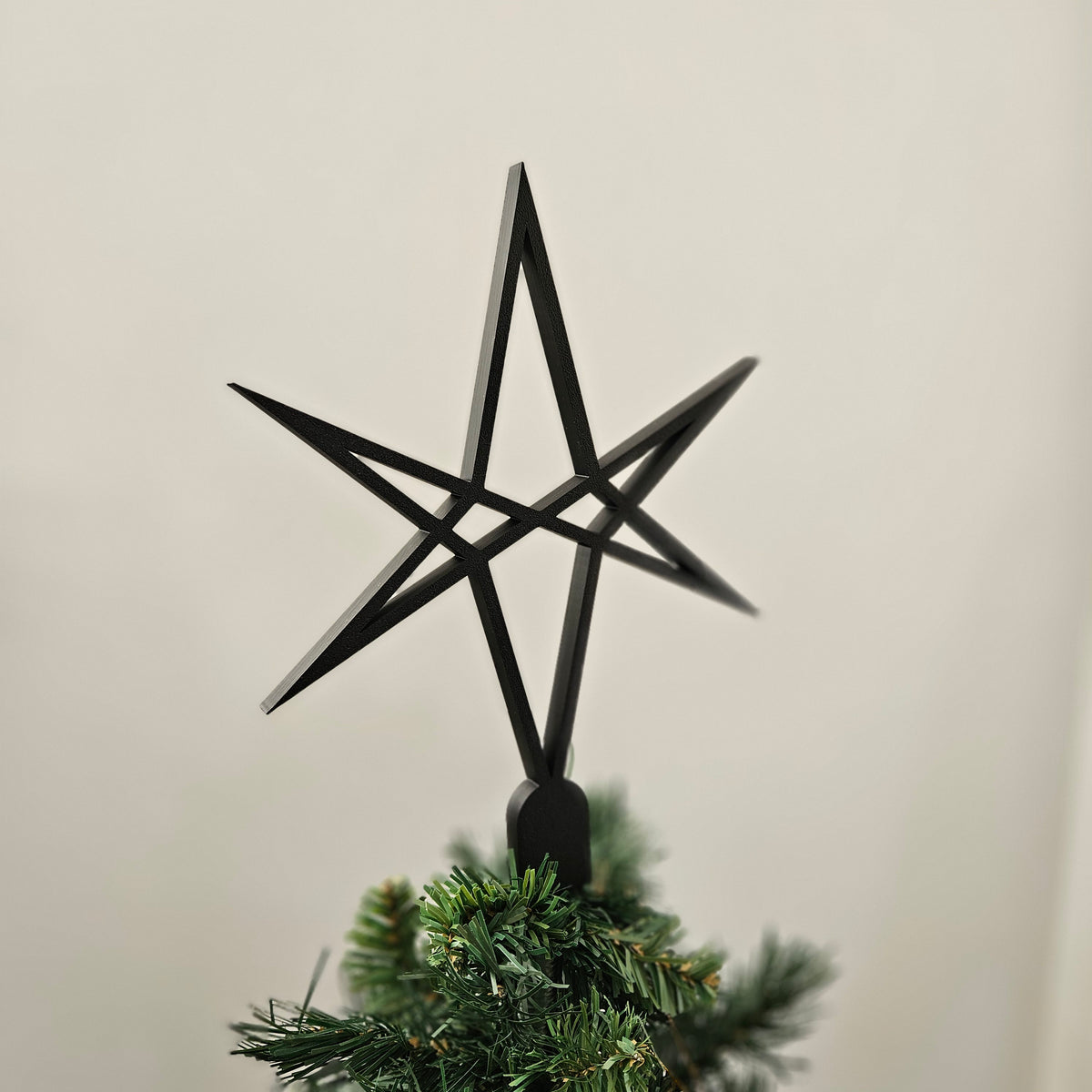 Unicursal Hexagram Tree Topper (inspired by BMTH)