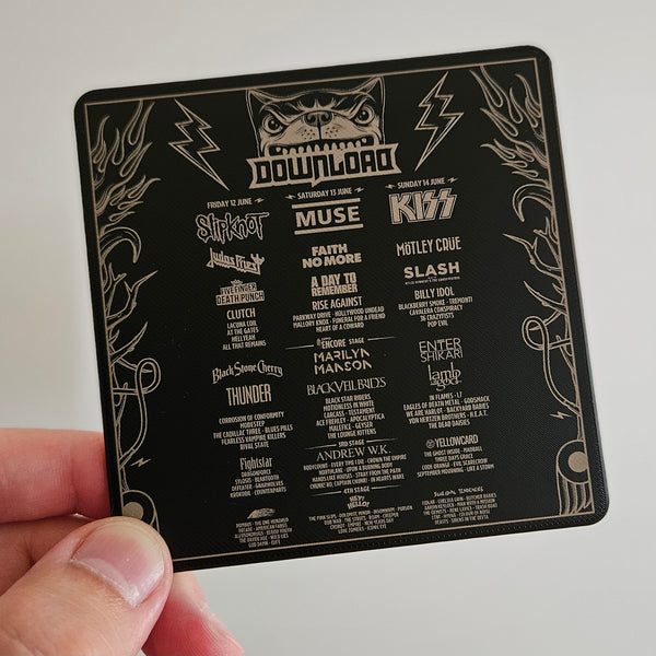 Download Festival Lineup Coaster (Select Year)