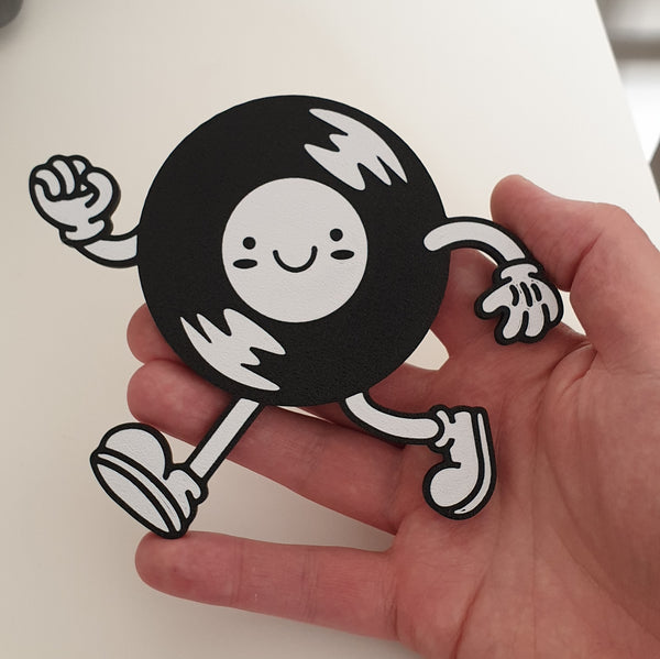 Cartoon Vinyl Character Coaster