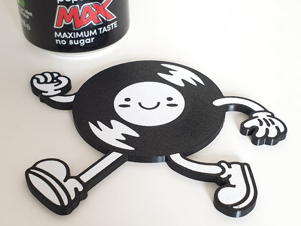 Cartoon Vinyl Character Coaster