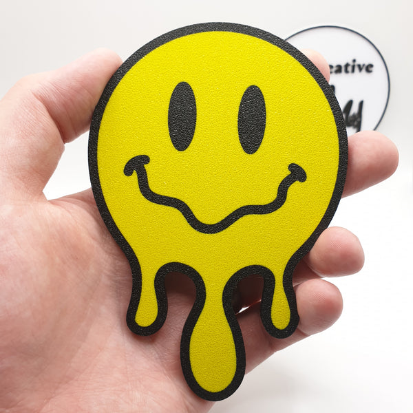 Melted Smiley Coaster