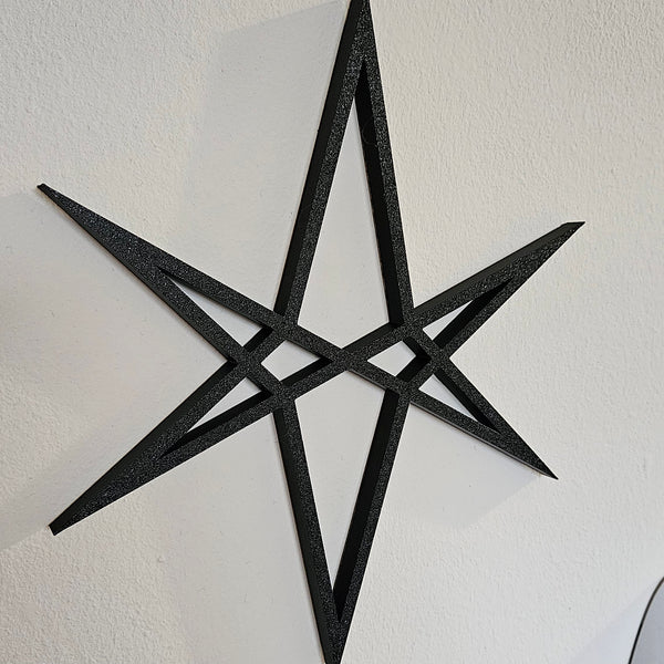 Unicursal Hexagram 3D Wall Art (inspired by BMTH)