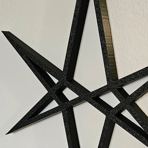 Unicursal Hexagram 3D Wall Art (inspired by BMTH)