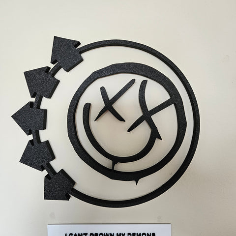 Smiley 3D Wall Art (inspired by Blink 182)