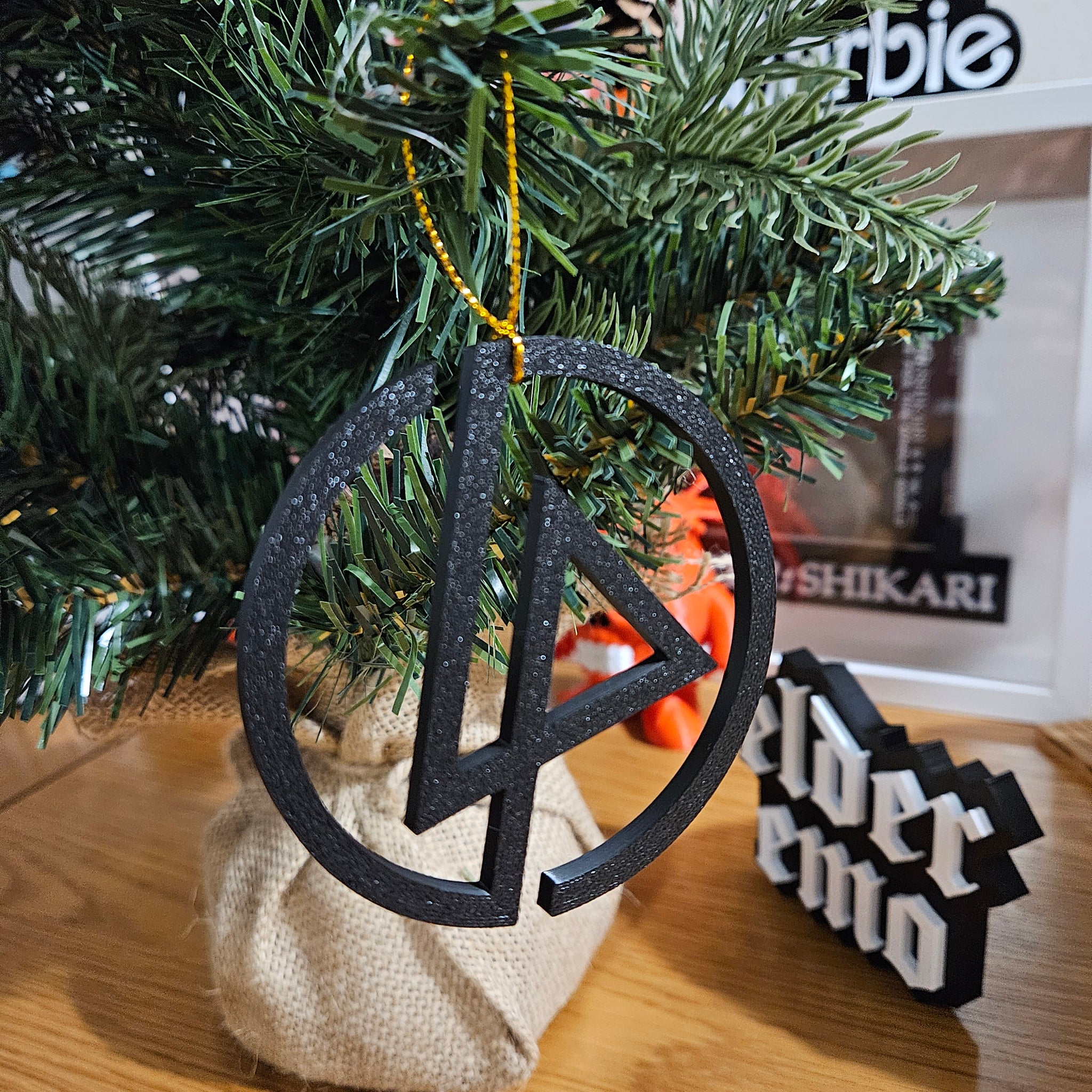 Linkin Park logo (old style) Xmas Tree Decoration