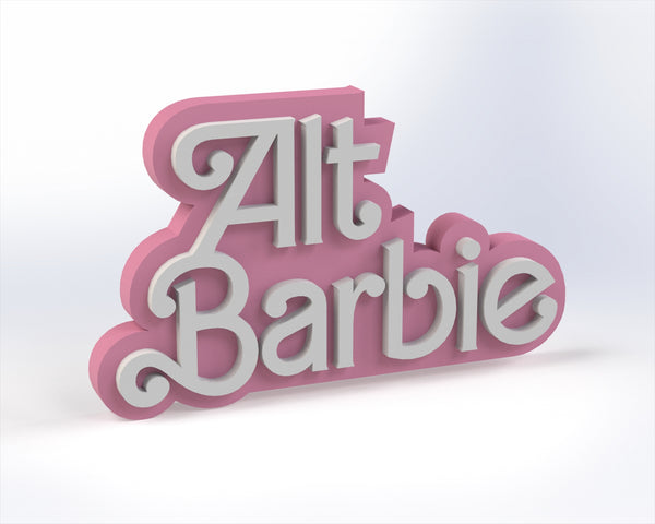 Alt Barbie (Pink & White)