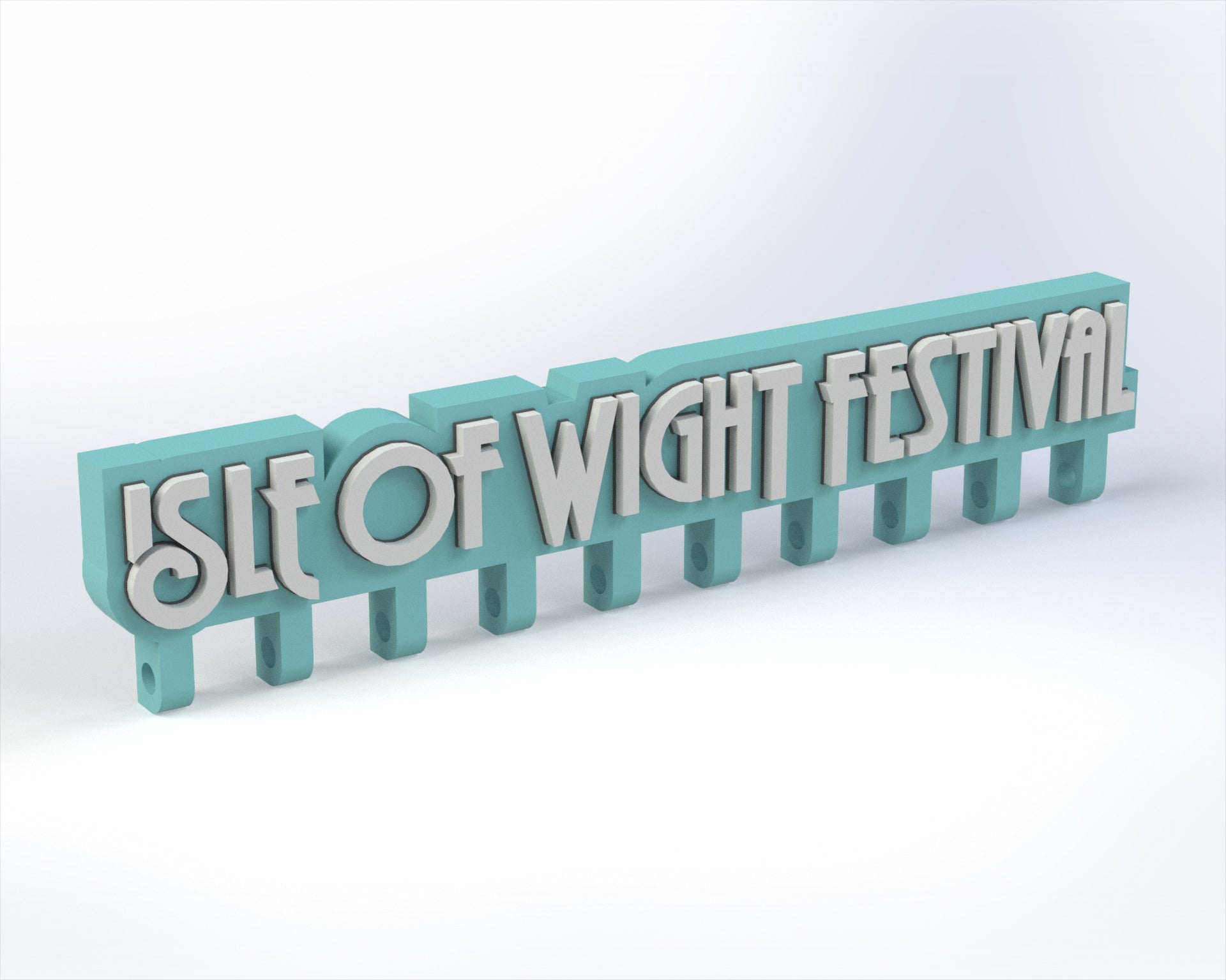 Isle Of Wight Festival Wristband Hanger