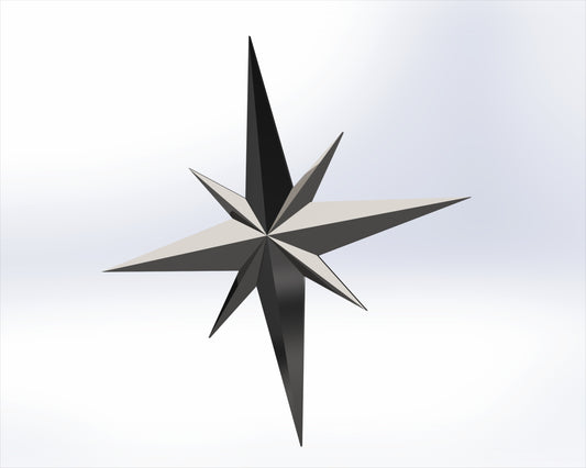 Never Fade 3D Star (Wall Art)
