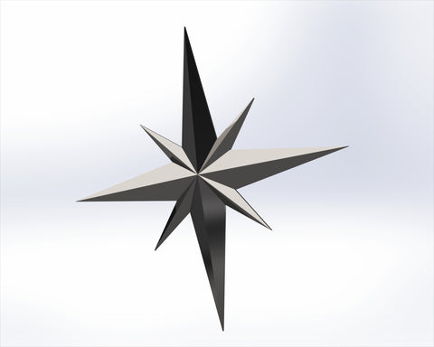 Never Fade 3D Star (Wall Art)