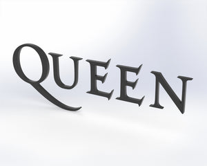 Queen 3D Wall Art (Large)