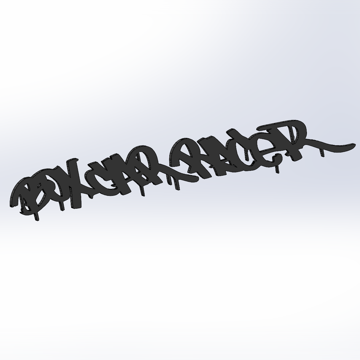 BCR 3D Wall Art (inspired by Box Car Racer)