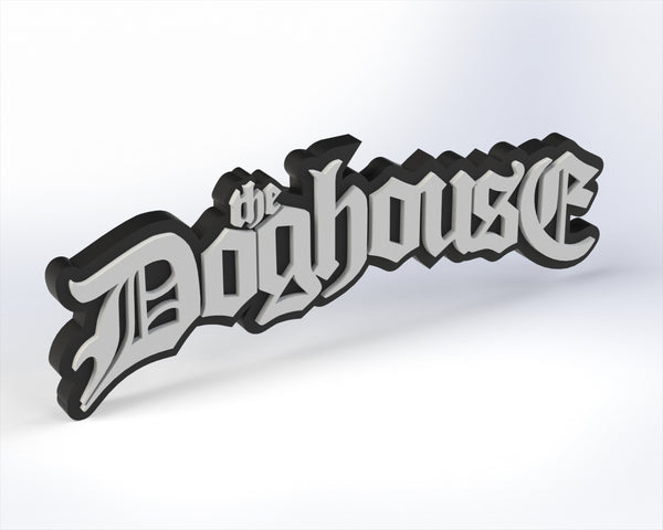 The Doghouse Wall Sign