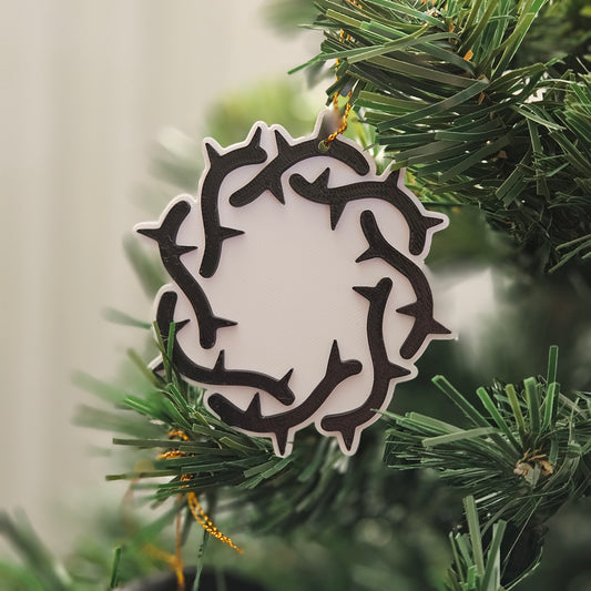Circle of Thornes (inspired by Bad Omens) Xmas Tree Decoration