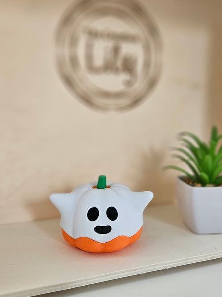 Pumpkin Ghost Decoration