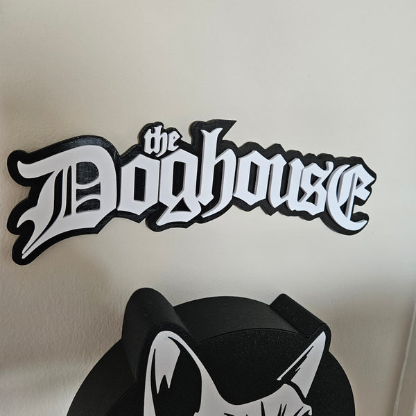 The Doghouse Wall Sign