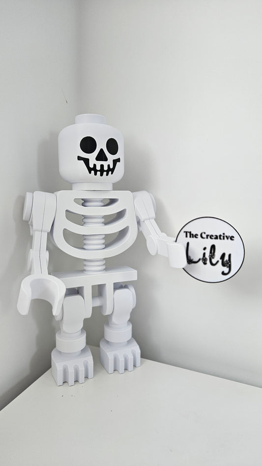 Giant Skeleton Brick Figure
