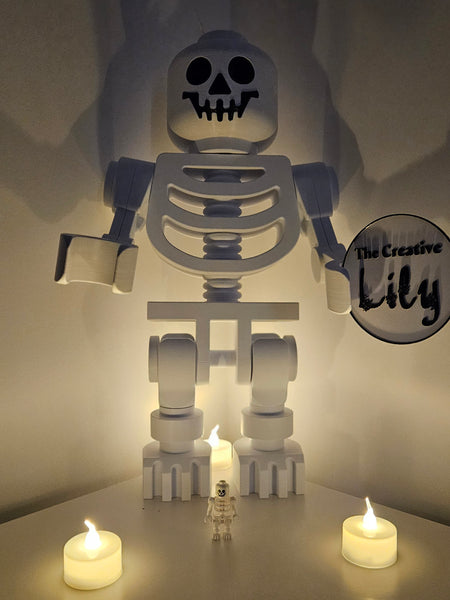 Giant Skeleton Brick Figure
