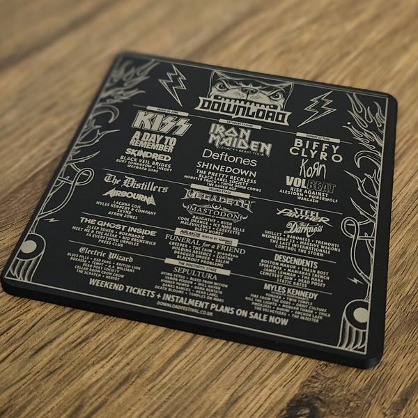 Download Festival Lineup Coaster (Select Year)