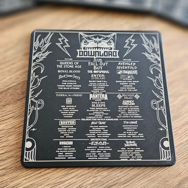 Download Festival Lineup Coaster (Select Year)