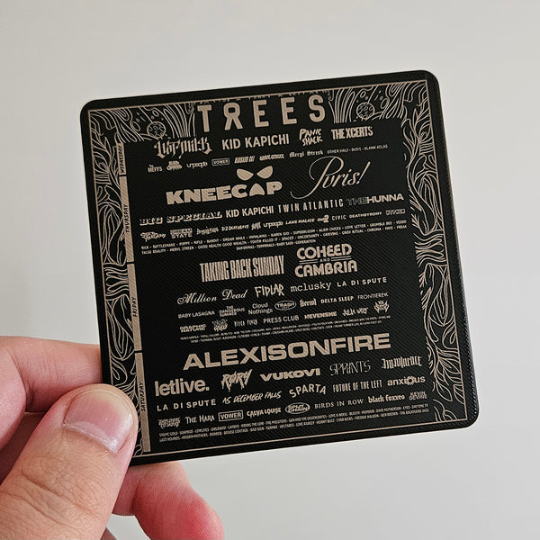2000 Trees Festival Lineup Coaster (Select Year)