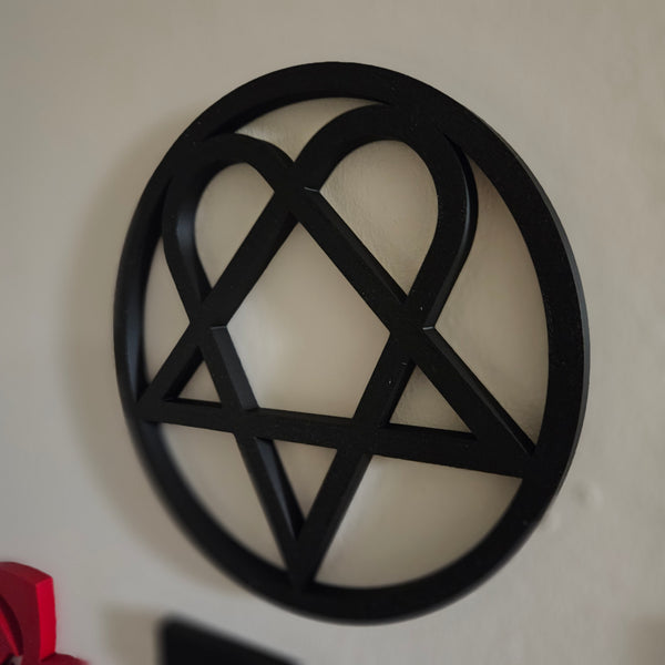 Heartagram 3D Wall Art