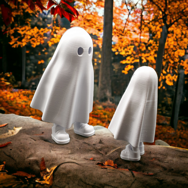 Cute Ghost with Secret Hidden Legs | Halloween Decor | Desk Ghosty |