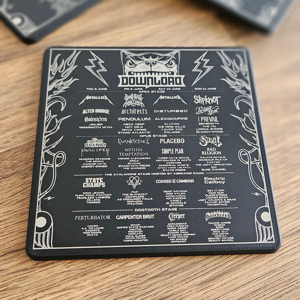 Download Festival Lineup Coaster (Select Year)