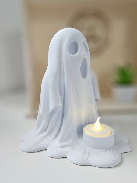 Ghost Statue Tealight Holder