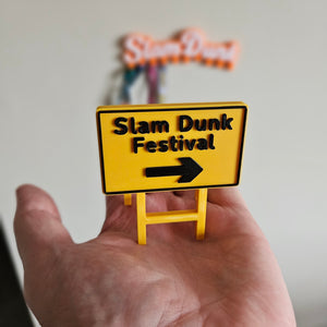 Slam Dunk Festival - Mini Road Sign