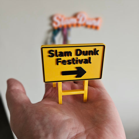 Slam Dunk Festival - Mini Road Sign
