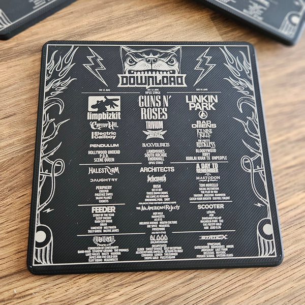 Download Festival Lineup Coaster (Select Year)