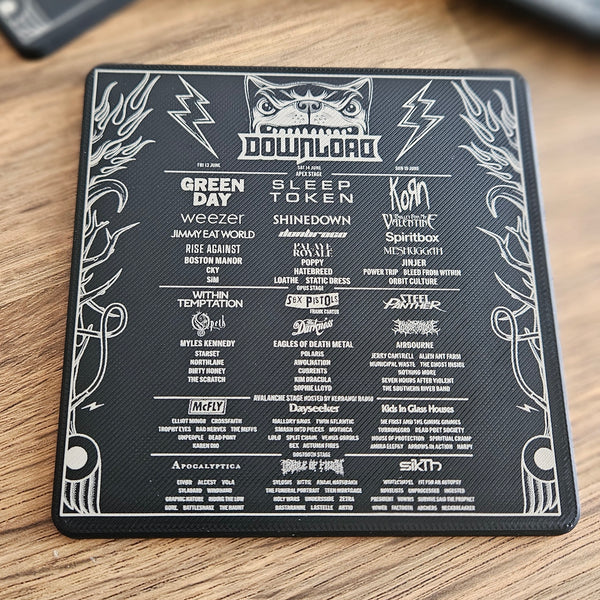 Download Festival Lineup Coaster (Select Year)