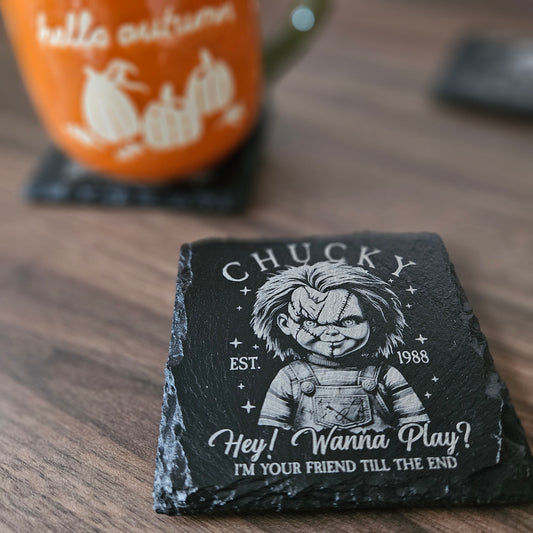 Horror Series - Chucky - Slate Coaster