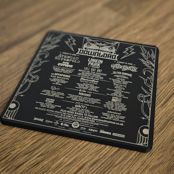 Download Festival Lineup Coaster (Select Year)