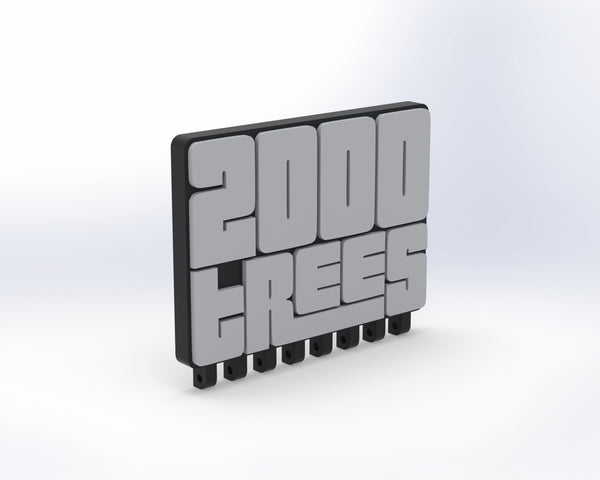 2000 Trees Festival Wristband Hanger