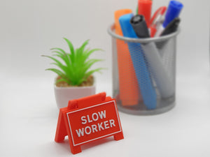 Personalised Mini Road Sign - Desk Accessory