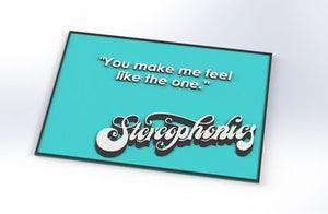 Stereophonics 'Dakota' 3D Lyric Sign